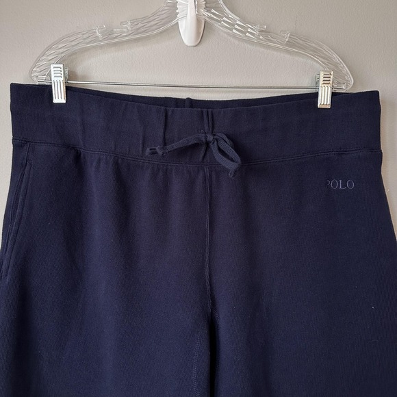 Vintage Polo Ralph Lauren Pants Mens XL Blue Sweatpants Drawstring 90s Nautical - Picture 6 of 14